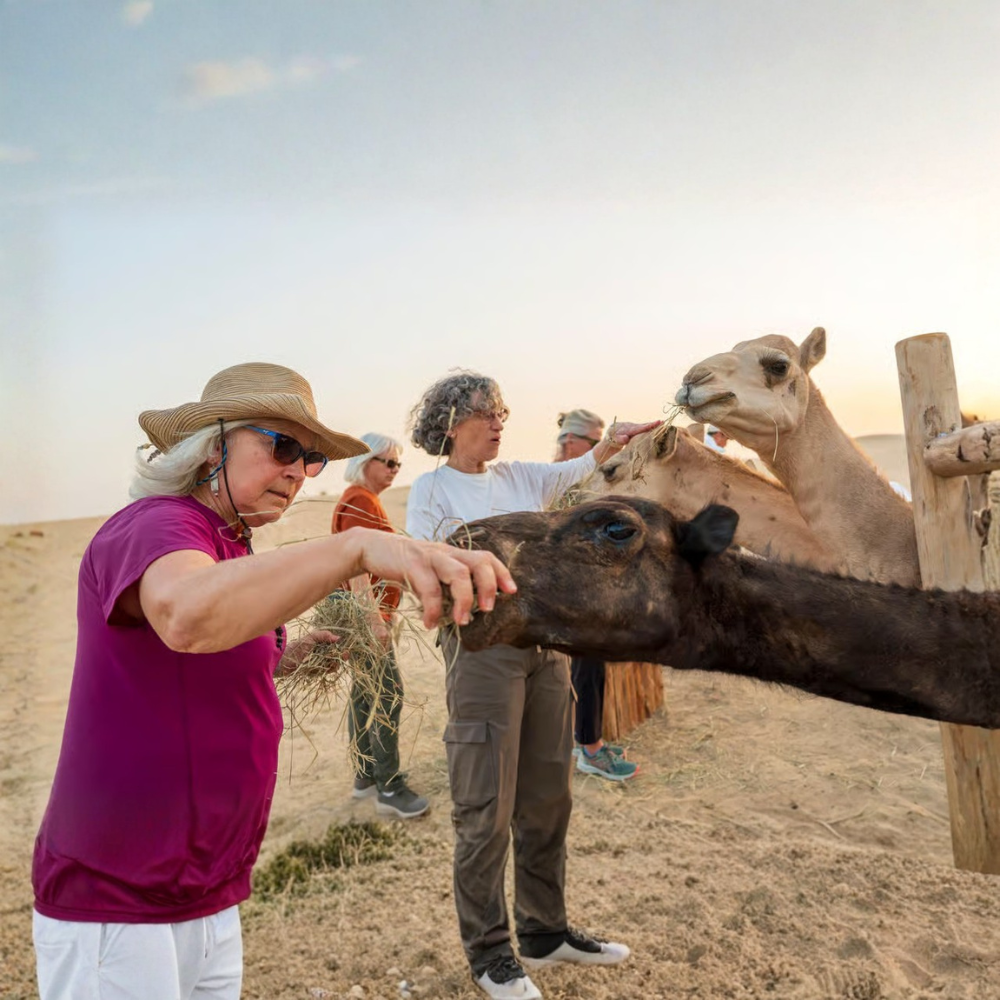Dubai Evening Desert Safari: Camel Rides & 3-Cuisine Buffet
