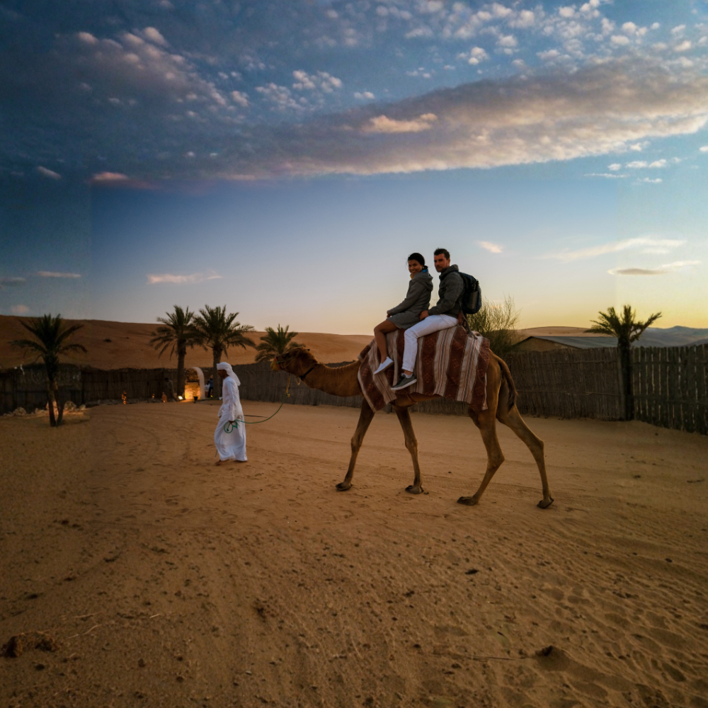 Sunset and Dinner Desert Camp Experience