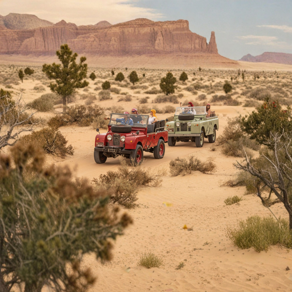 Heritage Journey: Overnight Desert Safari by Classic Land Rover