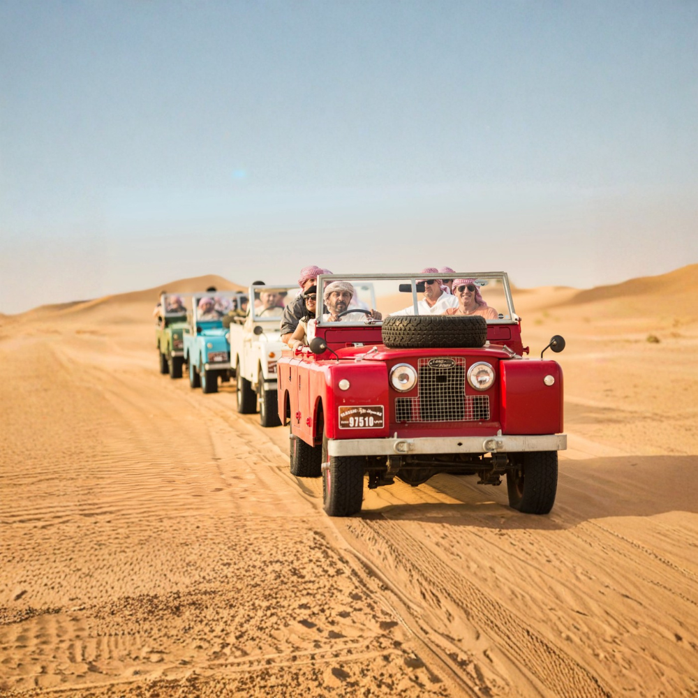 Heritage Desert Safari Adventure in Vintage Land Rover