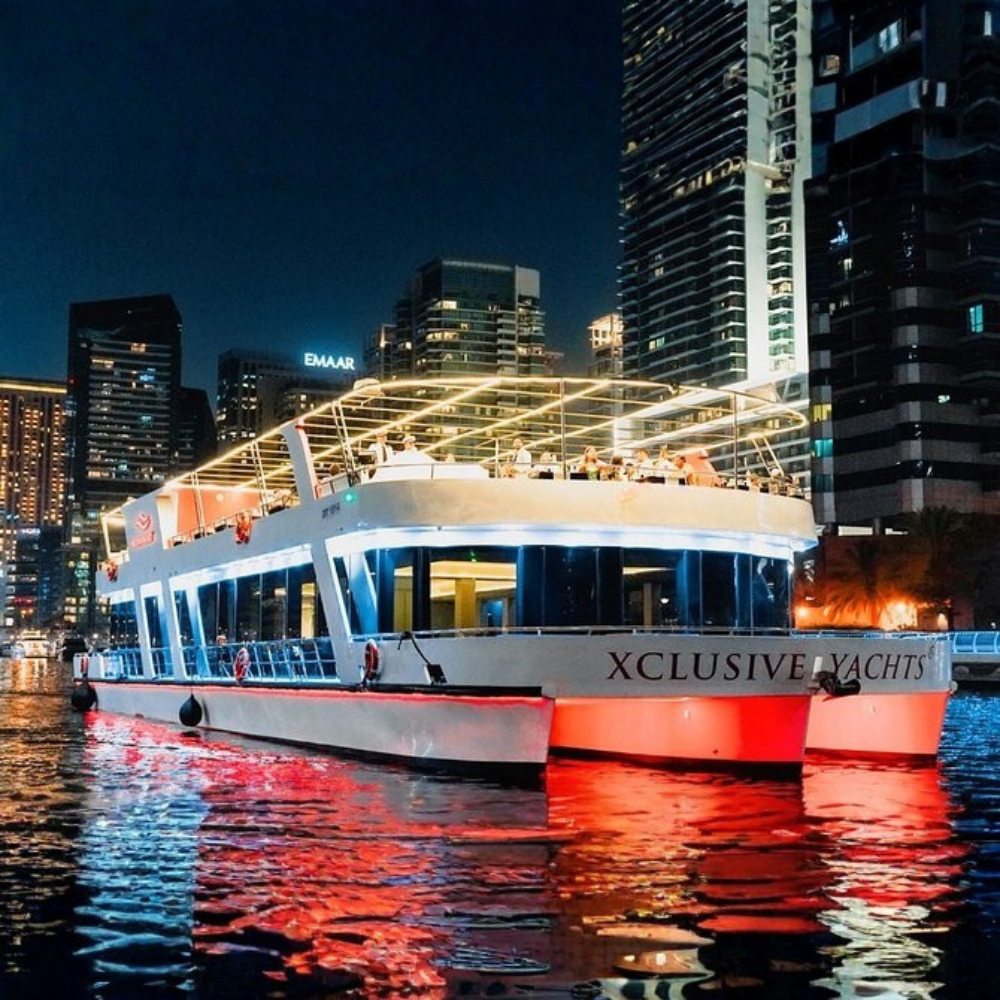 Luxury Sunset Dining Cruise in Dubai Marina