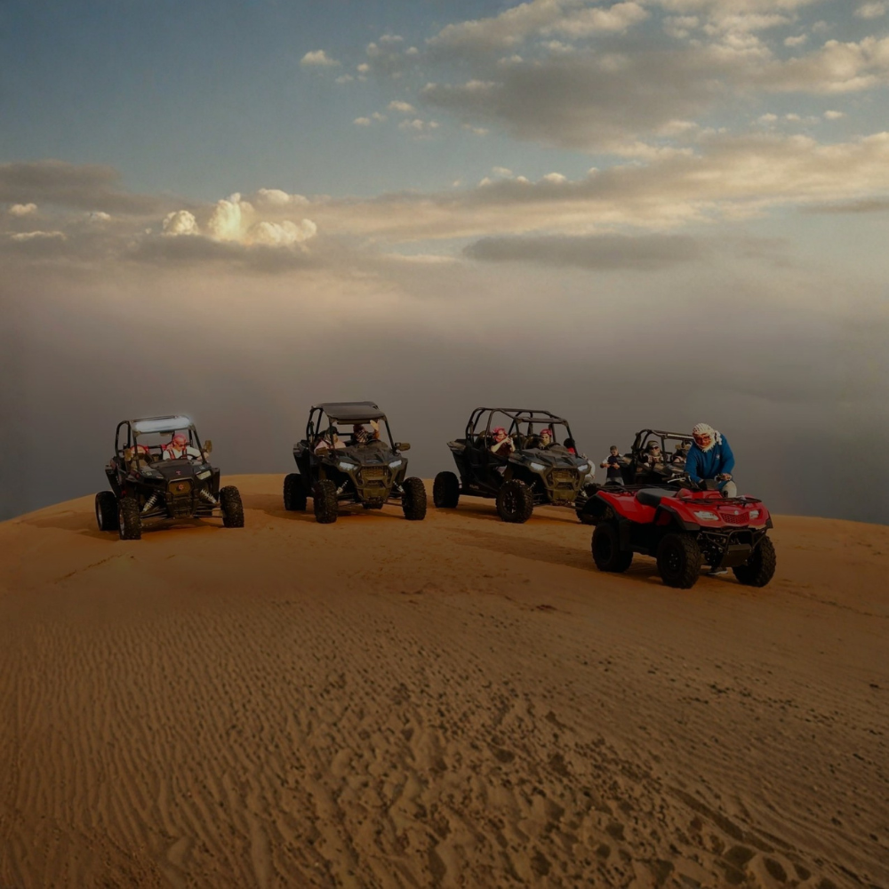 Dune Buggy Morning Adventure with Camel Riding & BBQ