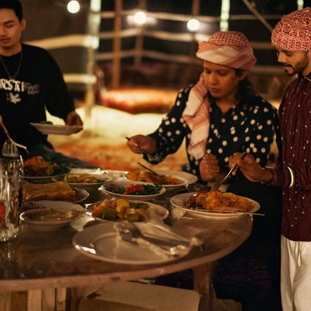Al Marmoom Oasis Camp Experience: Bedouin Dinner Without Transfers