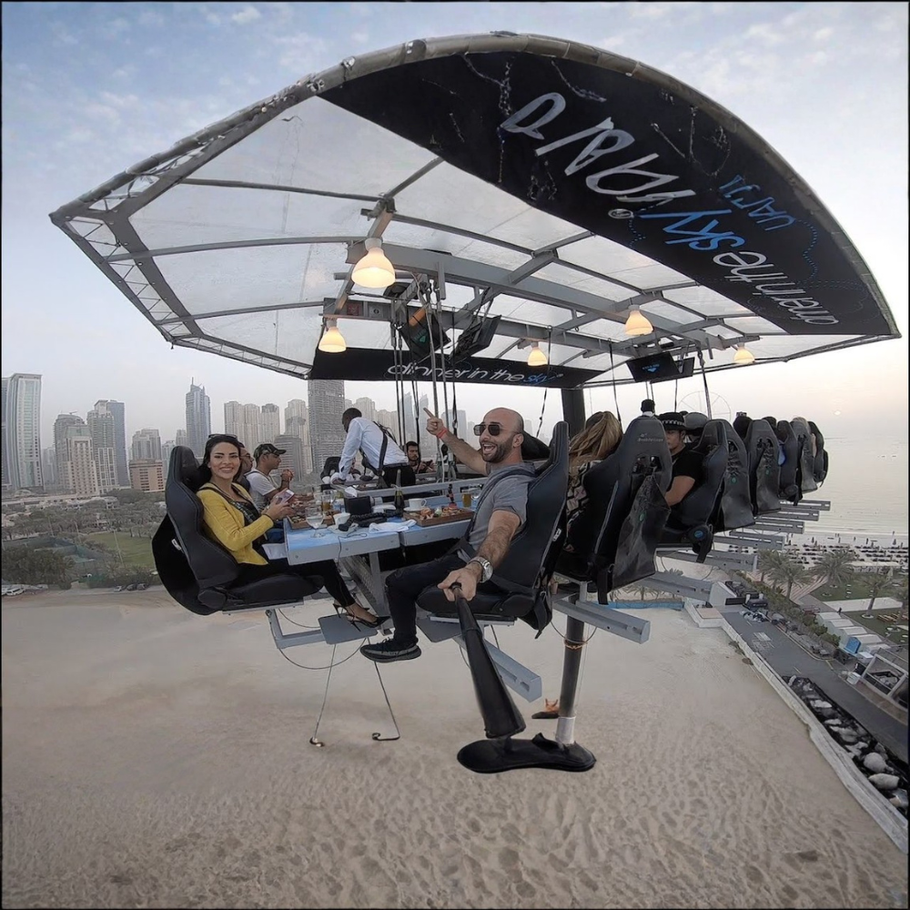 Experience Dubai's Dinner in the Sky Adventure