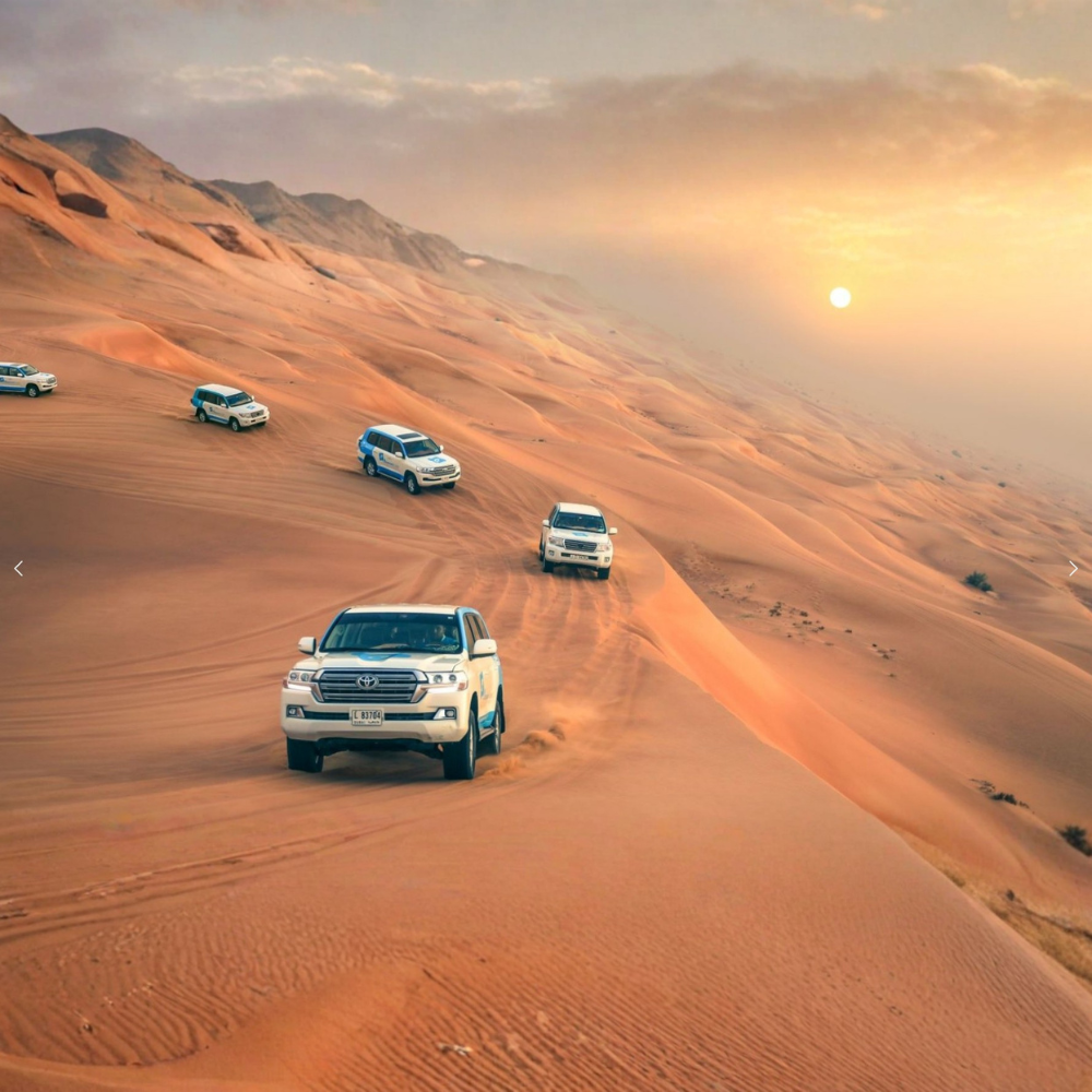 Dubai Evening Desert Safari: Camel Rides & 3-Cuisine Buffet
