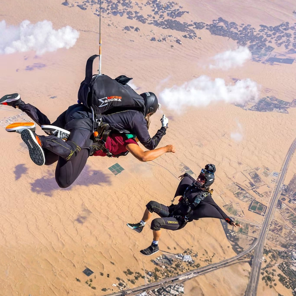 Solo Skydiving Experience in the Desert