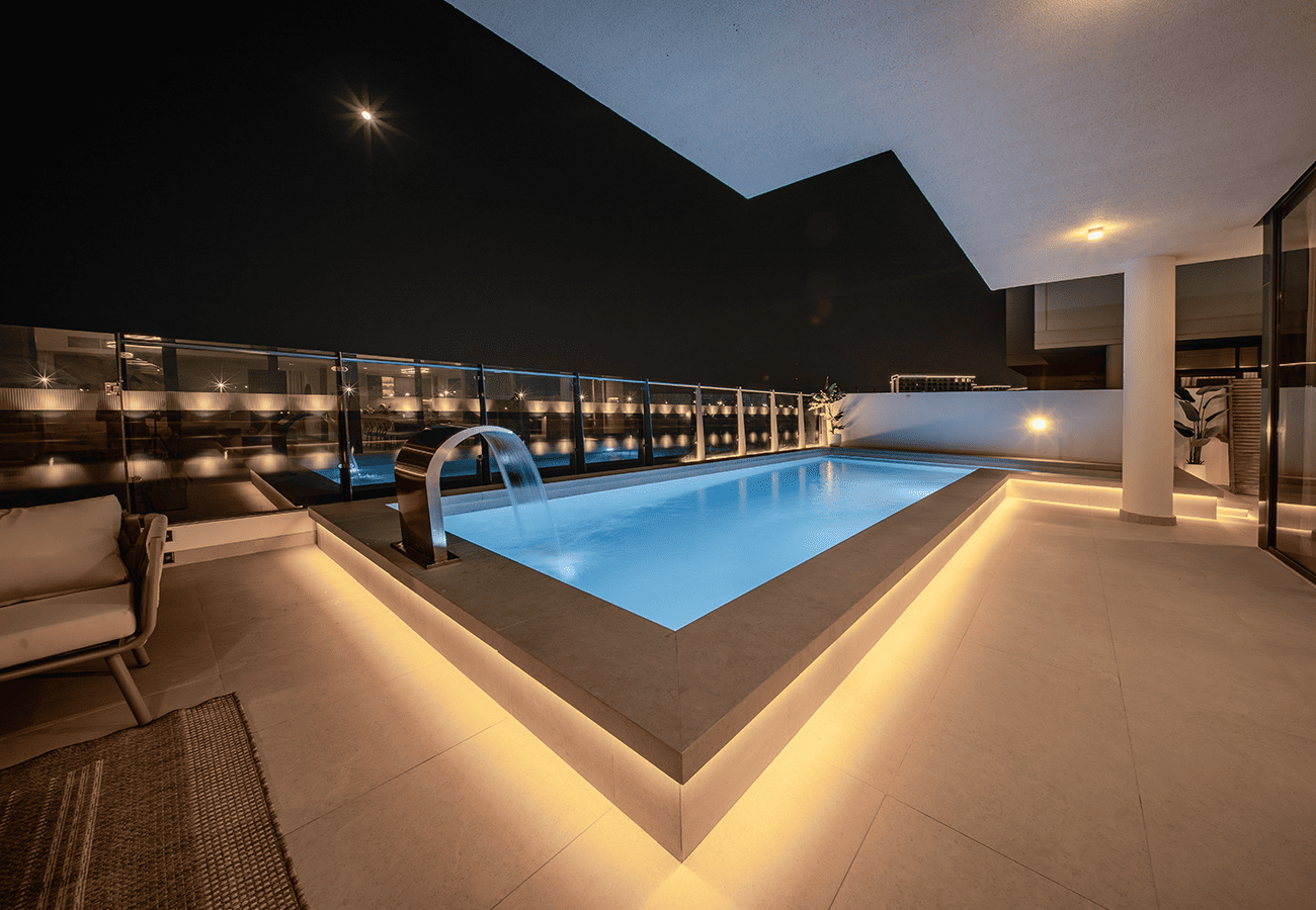 Blausee Beachfront Villa with Private Pool